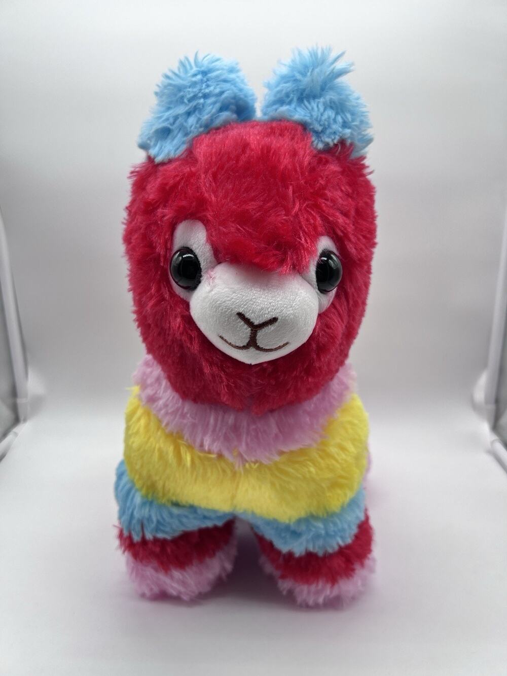 Museum Of Ice Cream Rainbow Llama Pinata Plush Handmade Stuffed Toy Soft 13”